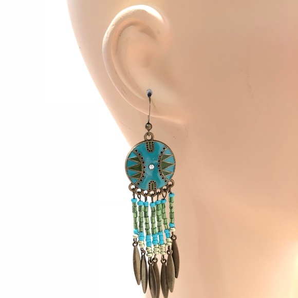Dangle southwestern earrings - Picture 5 of 6